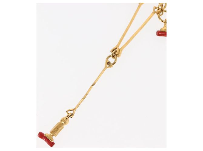 Collar BALENCIAGA Metal Dorado Auth bs28337 - vista 10