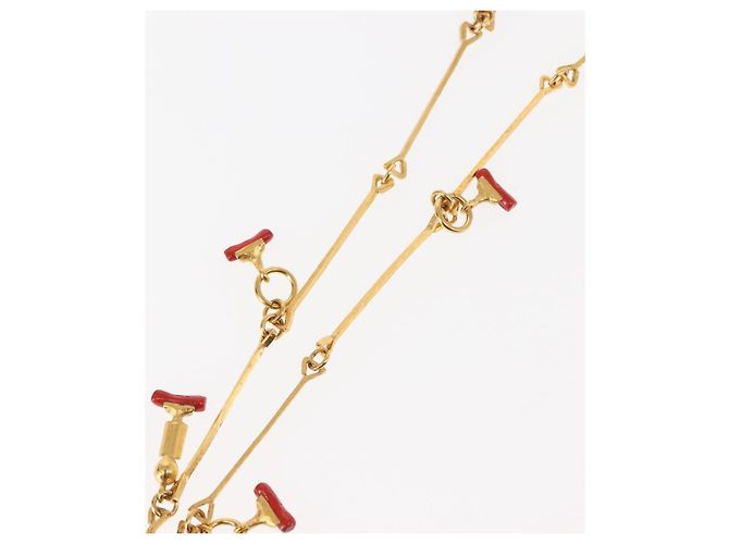 Collar BALENCIAGA Metal Dorado Auth bs28337 - vista 11