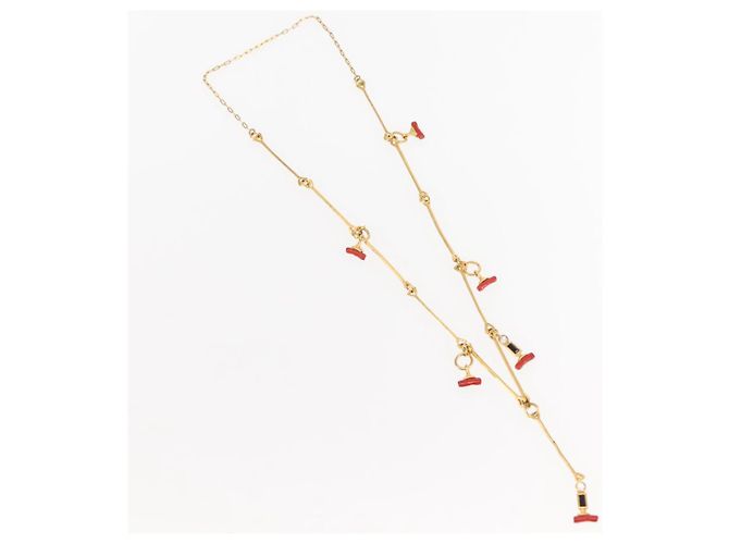 Collar BALENCIAGA Metal Dorado Auth bs28337 - vista 2