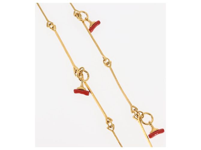 Collar BALENCIAGA Metal Dorado Auth bs28337 - vista 5