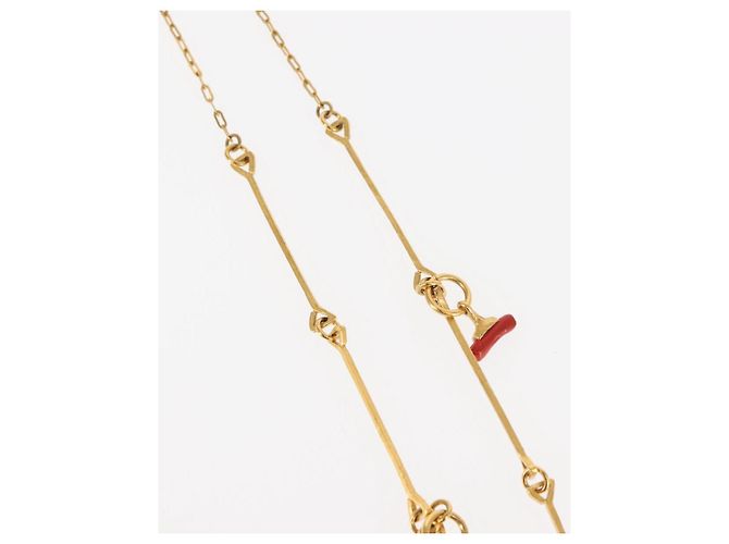 Collar BALENCIAGA Metal Dorado Auth bs28337 - vista 6