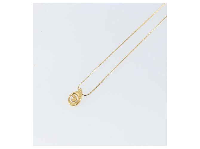Collar GIVENCHY metal dorado Auth am9172 - vista 10