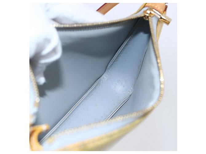 LOUIS VUITTON Monogram Vernis Lexington Bolsa de Accesorios Gris M91056 Auth th6444 - vista 19