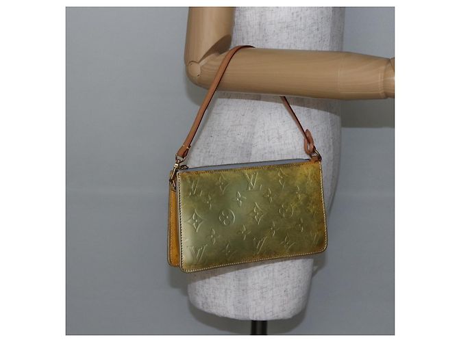 LOUIS VUITTON Monogram Vernis Lexington Bolsa de Accesorios Gris M91056 Auth th6444 - vista 21