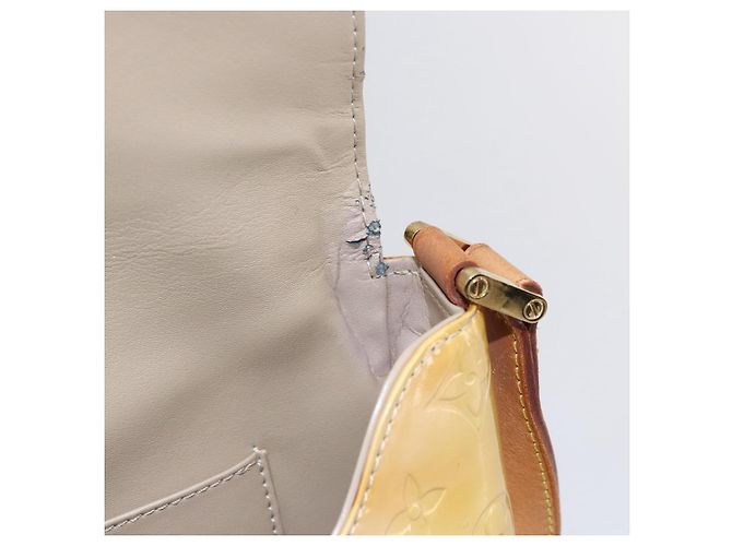 LOUIS VUITTON Borsa Thompson Street Monogram Vernis Beige M91301 LV Auth ep11129 - vista 10