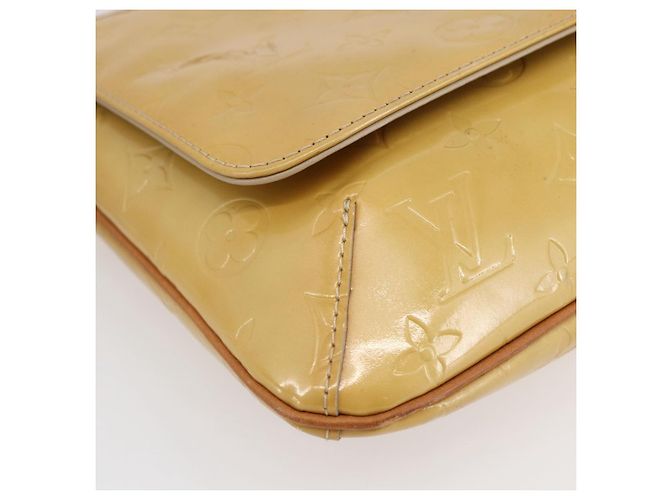 LOUIS VUITTON Borsa Thompson Street Monogram Vernis Beige M91301 LV Auth ep11129 - vista 14