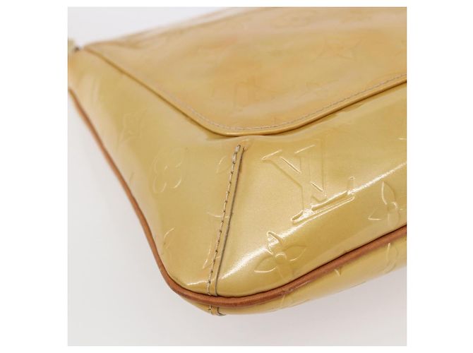 LOUIS VUITTON Borsa Thompson Street Monogram Vernis Beige M91301 LV Auth ep11129 - vista 16