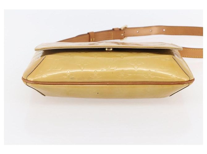 LOUIS VUITTON Borsa Thompson Street Monogram Vernis Beige M91301 LV Auth ep11129 - vista 5