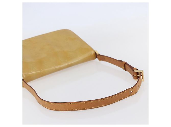 LOUIS VUITTON Borsa Thompson Street Monogram Vernis Beige M91301 LV Auth ep11129 - vista 7