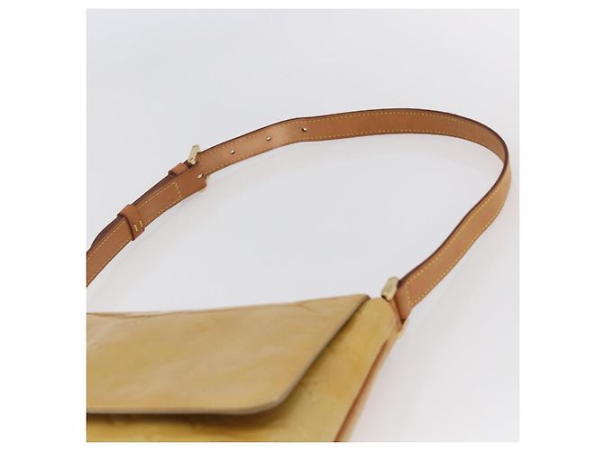 LOUIS VUITTON Borsa Thompson Street Monogram Vernis Beige M91301 LV Auth ep11129 - vista 8
