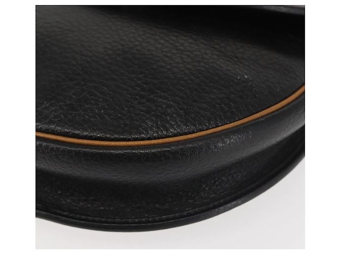 Christian Dior Schultertasche aus Leder Schwarz Gold Auth BA6146 Golden - Ansicht 14