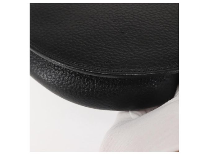 Christian Dior Schultertasche aus Leder Schwarz Gold Auth BA6146 Golden - Ansicht 15