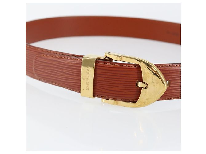 LOUIS VUITTON Epi Gürtel 34,3" Braun LV Auth th6353 - Ansicht 5