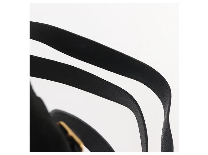 Bamboo Zaino in Bambù GUCCI Camoscio Nero Oro 003 2058 016 Auth BA5937 D'oro - vista 16