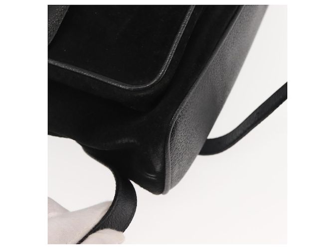 Bamboo Zaino in Bambù GUCCI Camoscio Nero Oro 003 2058 016 Auth BA5937 D'oro - vista 17