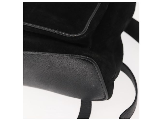 Bamboo Zaino in Bambù GUCCI Camoscio Nero Oro 003 2058 016 Auth BA5937 D'oro - vista 18
