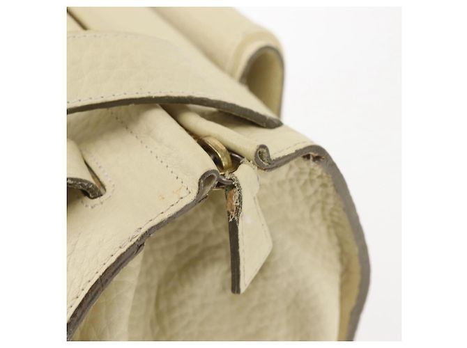 Chloé Borsa Tote in Pelle Beige Oro Auth BA6273 D'oro - vista 10