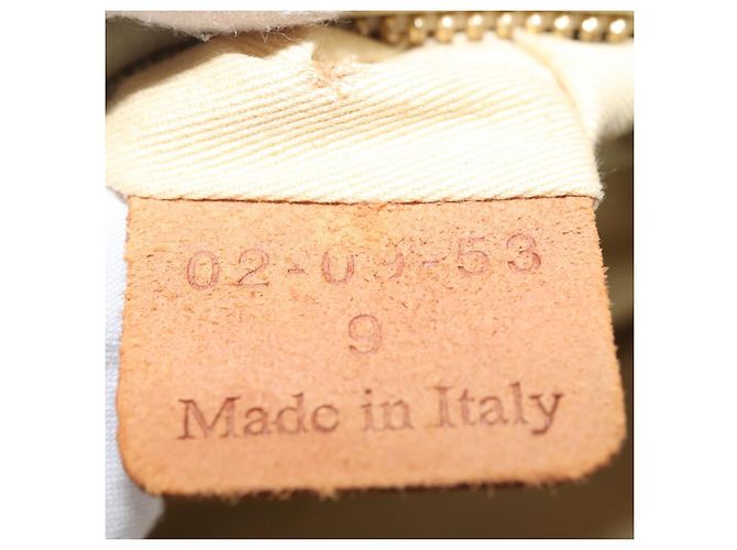 Chloé Borsa Tote in Pelle Beige Oro Auth BA6273 D'oro - vista 12