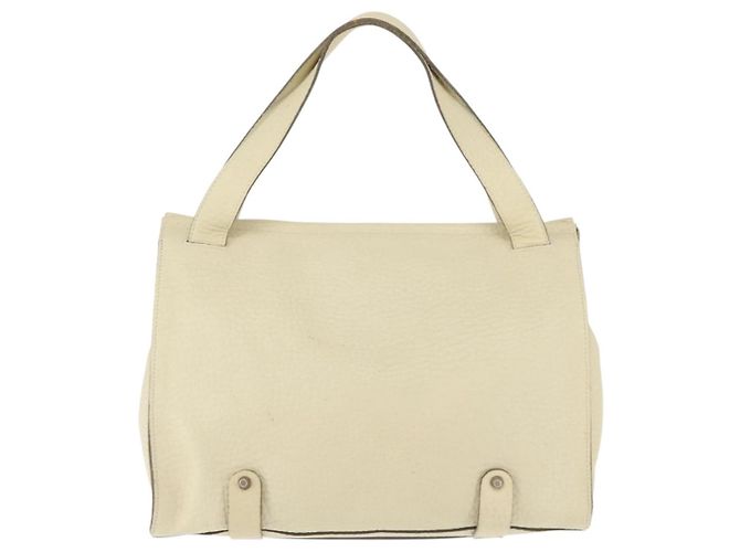 Chloé Borsa Tote in Pelle Beige Oro Auth BA6273 D'oro - vista 2