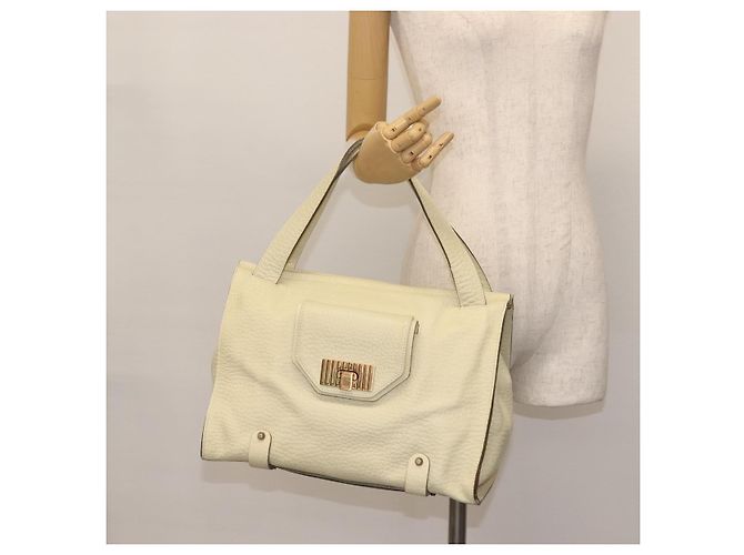 Chloé Borsa Tote in Pelle Beige Oro Auth BA6273 D'oro - vista 22