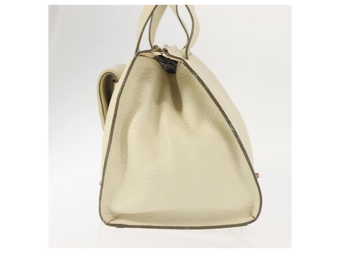 Chloé Borsa Tote in Pelle Beige Oro Auth BA6273 D'oro - vista 3