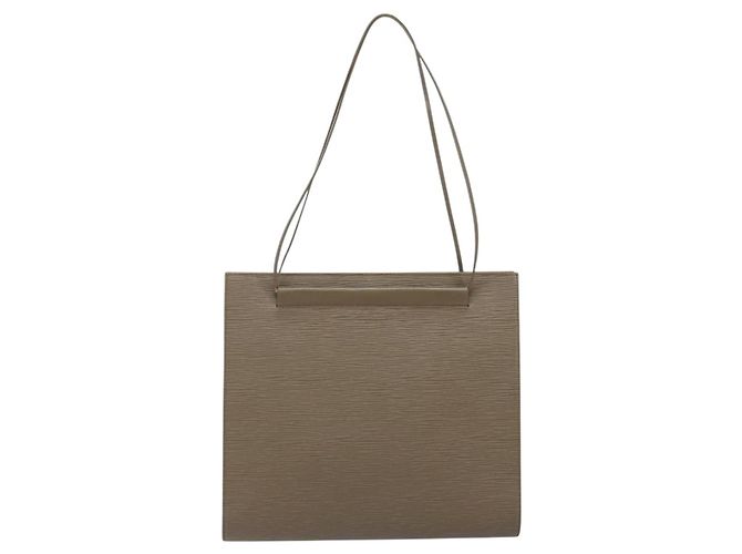 LOUIS VUITTON Borsa a Spalla Epi Saint Tropez Grigio Lilla M5246B LV Auth BA6313 Marrone Porpora - vista 2