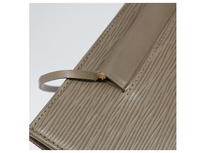 LOUIS VUITTON Borsa a Spalla Epi Saint Tropez Grigio Lilla M5246B LV Auth BA6313 Marrone Porpora - vista 9