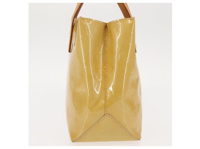 LOUIS VUITTON Monogram Vernis Reade PM Hand Bag Beige M91334 LV Auth BA6262 - view 3