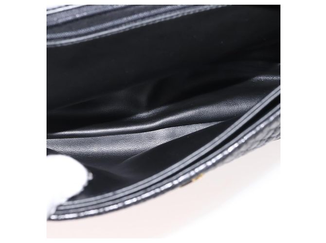 BALLY Borsa a Spalla a Catena Pelle Nera Oro Auth am9054 Nero D'oro - vista 11