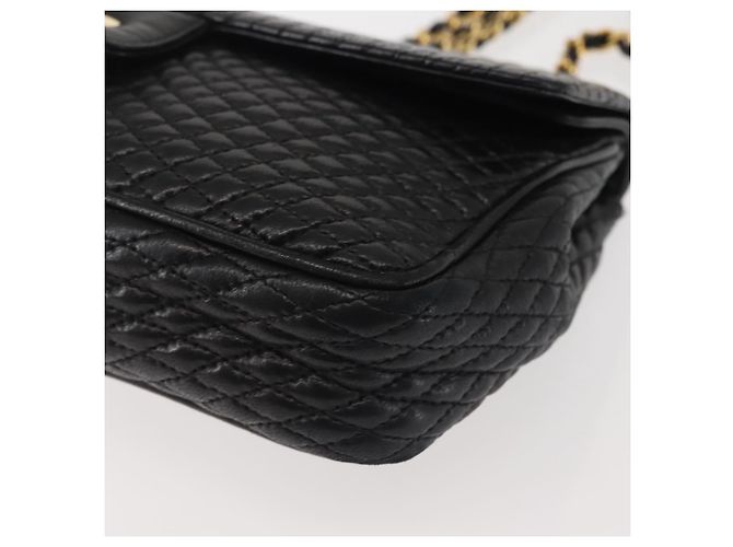 BALLY Borsa a Spalla a Catena Pelle Nera Oro Auth am9054 Nero D'oro - vista 14