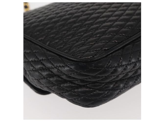 BALLY Borsa a Spalla a Catena Pelle Nera Oro Auth am9054 Nero D'oro - vista 15