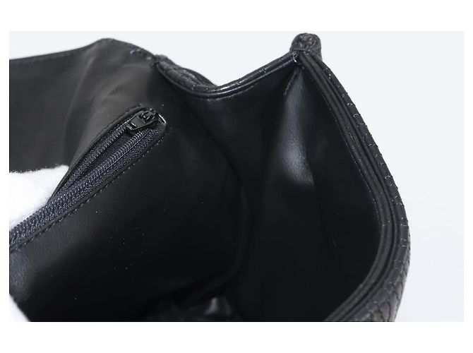 BALLY Borsa a Spalla a Catena Pelle Nera Oro Auth am9054 Nero D'oro - vista 19
