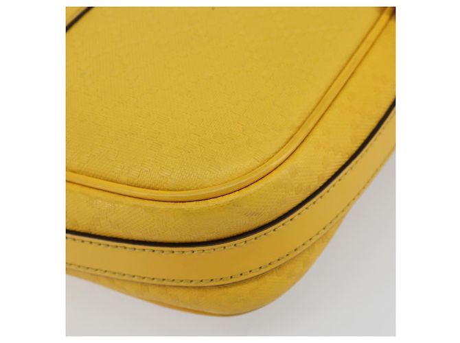 Borsa da lavoro in pelle beige e oro Diamante GUCCI 344357 Auth BA6240 D'oro - vista 16