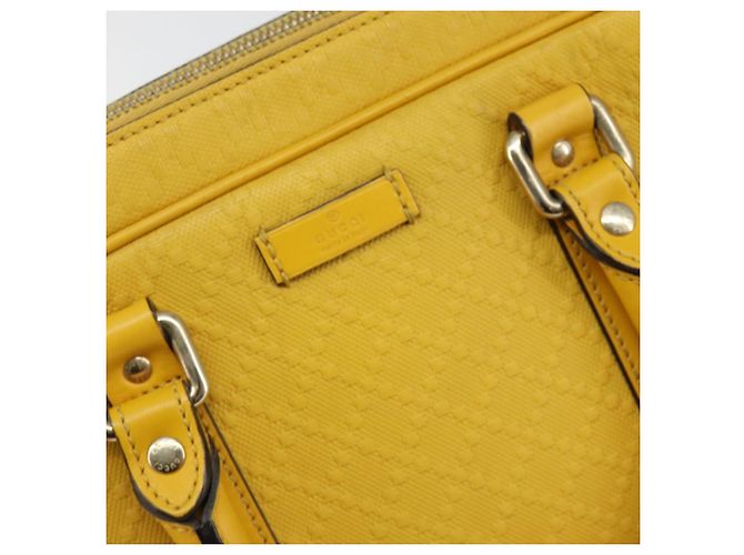 Borsa da lavoro in pelle beige e oro Diamante GUCCI 344357 Auth BA6240 D'oro - vista 18