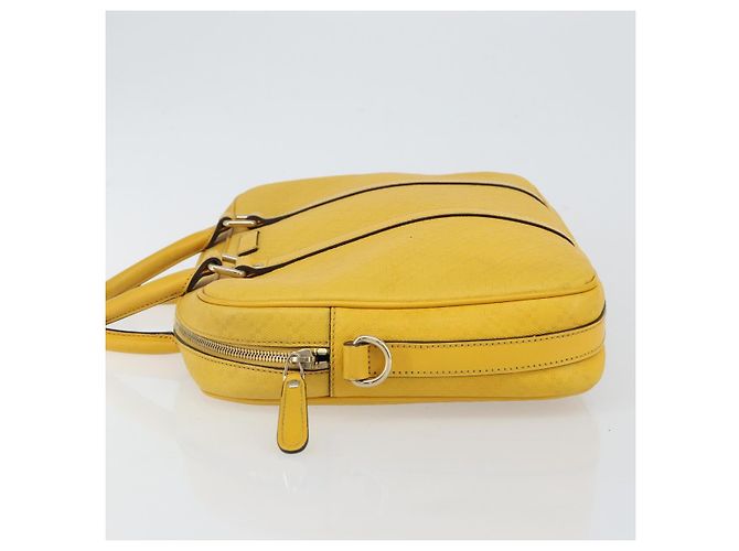 Borsa da lavoro in pelle beige e oro Diamante GUCCI 344357 Auth BA6240 D'oro - vista 4