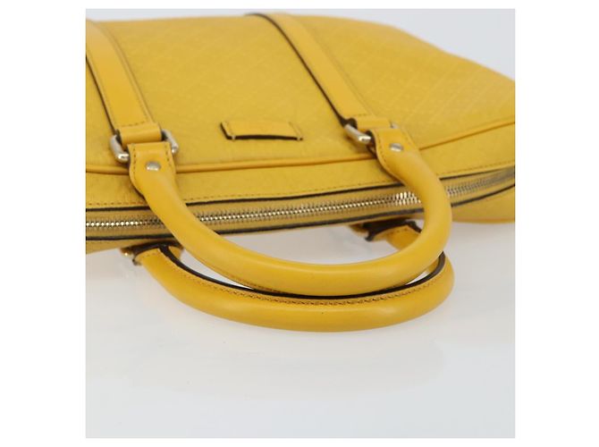 Borsa da lavoro in pelle beige e oro Diamante GUCCI 344357 Auth BA6240 D'oro - vista 7