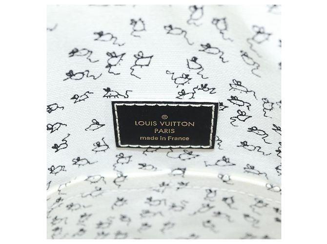 LOUIS VUITTON Catgram Alma Soup Borsa a Mano Nera M44403 LV Auth 139431SM Nero Monogramma - vista 26