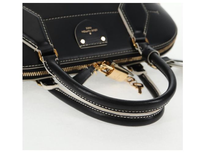 LOUIS VUITTON Catgram Alma Soup Borsa a Mano Nera M44403 LV Auth 139431SM Nero Monogramma - vista 7