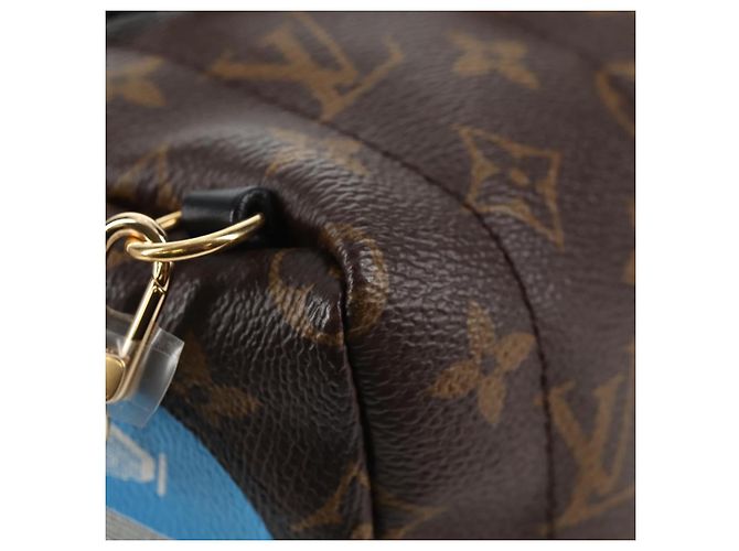 LOUIS VUITTON Schultertasche Palm Springs Monogram World Tour M42971 Auth 135119M Monogramm - Ansicht 18