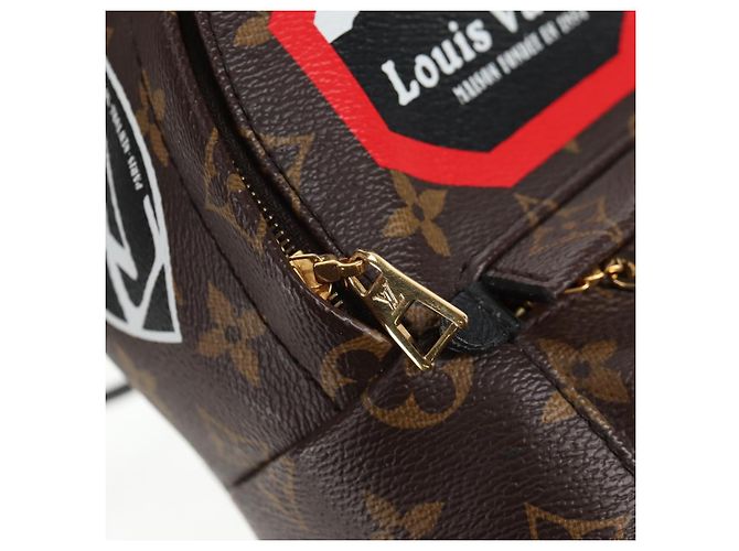 LOUIS VUITTON Schultertasche Palm Springs Monogram World Tour M42971 Auth 135119M Monogramm - Ansicht 25
