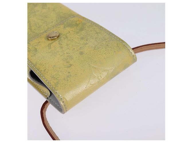 ASTUCCIO PER SIGARETTE LOUIS VUITTON Monogram Vernis Verde Grigio LV Auth BA6481 - vista 6