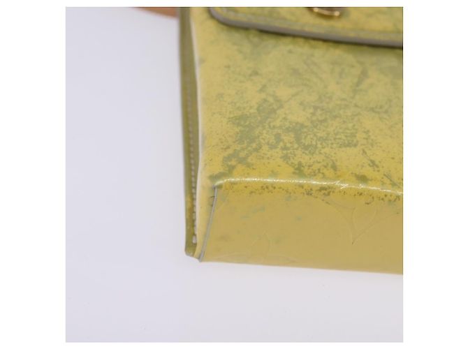ASTUCCIO PER SIGARETTE LOUIS VUITTON Monogram Vernis Verde Grigio LV Auth BA6481 - vista 8
