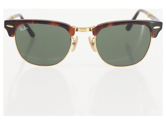 Occhiali da sole Ray-Ban Saint Laurent PRADA plastica metallo 3Set Marrone Auth 143377 - vista 17