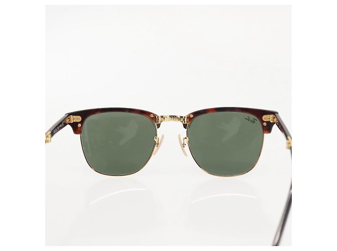 Occhiali da sole Ray-Ban Saint Laurent PRADA plastica metallo 3Set Marrone Auth 143377 - vista 18