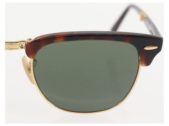 Occhiali da sole Ray-Ban Saint Laurent PRADA plastica metallo 3Set Marrone Auth 143377 - vista 20