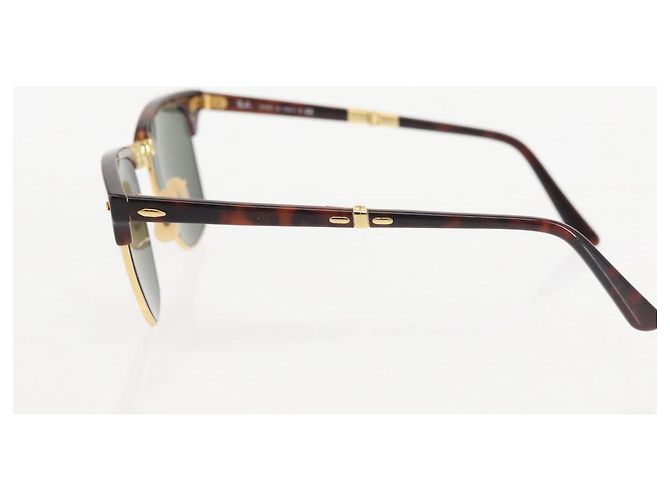 Occhiali da sole Ray-Ban Saint Laurent PRADA plastica metallo 3Set Marrone Auth 143377 - vista 21