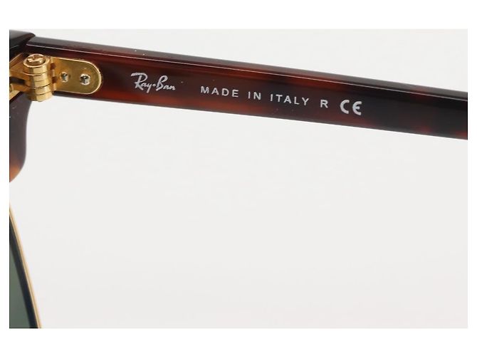 Occhiali da sole Ray-Ban Saint Laurent PRADA plastica metallo 3Set Marrone Auth 143377 - vista 22