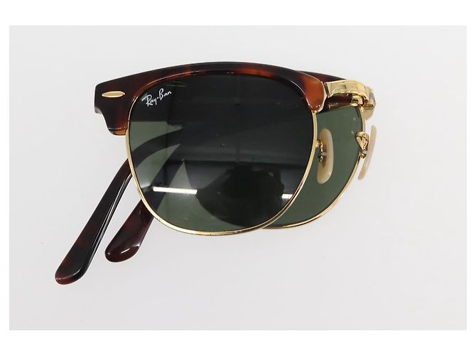 Occhiali da sole Ray-Ban Saint Laurent PRADA plastica metallo 3Set Marrone Auth 143377 - vista 24