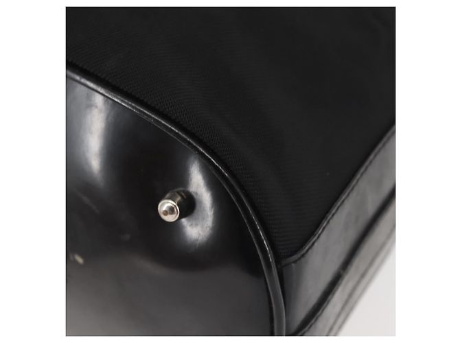 Borsa a mano in nylon Gucci Bamboo 2 in 1 nera argento autentica BA5354 Nero - vista 19