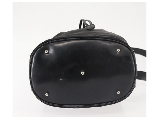 Borsa a mano in nylon Gucci Bamboo 2 in 1 nera argento autentica BA5354 Nero - vista 5